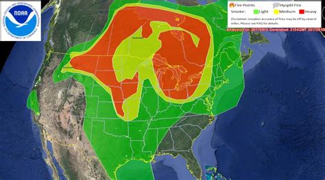 Wildfire smoke Sunday, and a forecast for Monday - Wildfire Today