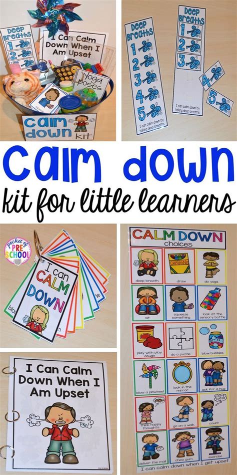 Calm Down Techniques - Calm Down Corner, Books, Posters, and Supports | Calm down kit, Teaching ...