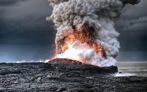 nature, Explosion, Lava, Volcano Wallpapers HD / Desktop and Mobile Backgrounds