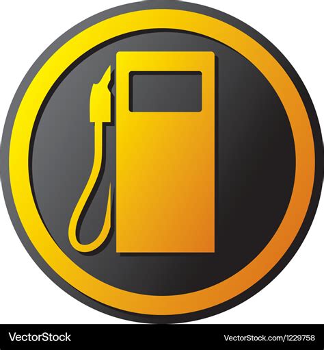 Petrol station icon Royalty Free Vector Image - VectorStock