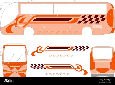 BUS Graphics, Vehicle Graphic Strips Stock Vector Image & Art - Alamy