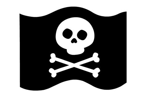 Free Pirate Flag Silhouette, Download Free Pirate Flag Silhouette png ...