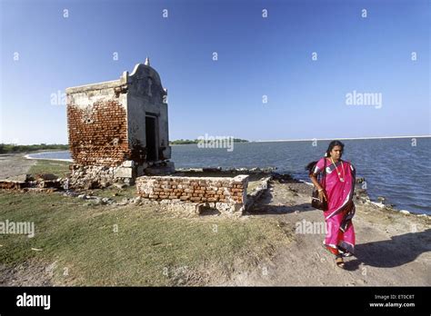 Anjaneya Hanuman temple in Dhanushkodi ; Rameswaram Rameshvaram ; Tamil Nadu ; India Stock Photo ...