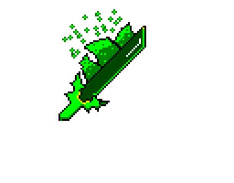 This is not mine i just made it green so who ever made it good job pixel art