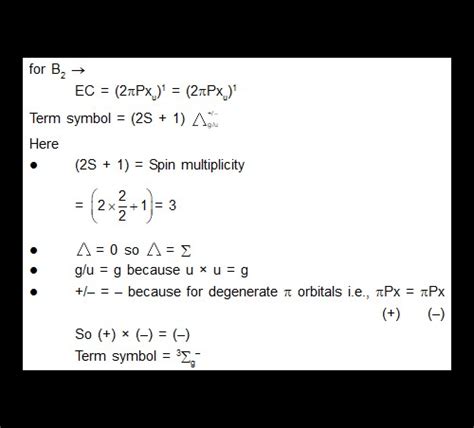 The term symbol for the ground state of B2 is