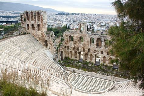 An Ancient Theatre, The Odeon Of Herodes Atticus - cherylhoward.com