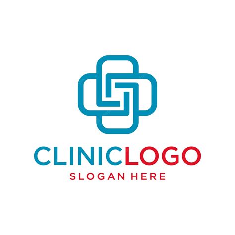 Premium Vector | Vector graphic of clinic logo design template