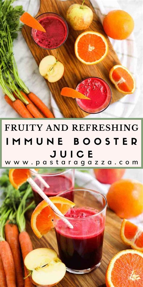 Immune Booster Juice (Easy & Vitamin Packed) | Recipe | Immune booster juice, Booster juice ...