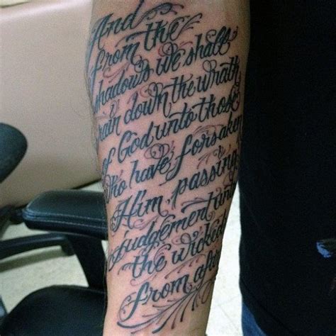 Bible Verse Tattoos For Guys On Forearm - Tattoo Blood