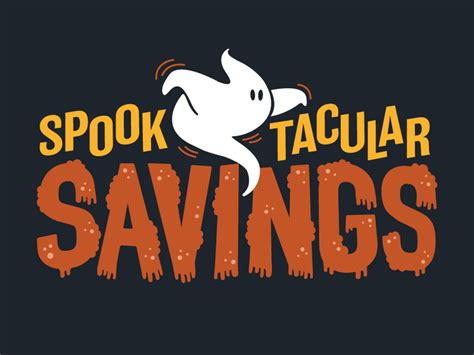 Spooktacular Savings by Shannon Hargis on Dribbble