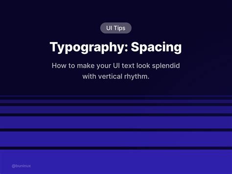 Typography: Spacing — Learn how to create a vertical rhythm 🪜 by Bunin ...