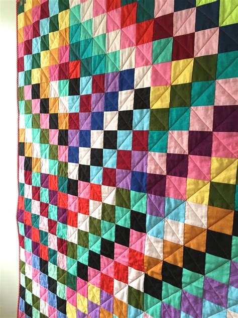 salty oat: modern handmade quilts: solid scrappy trip around the world ...