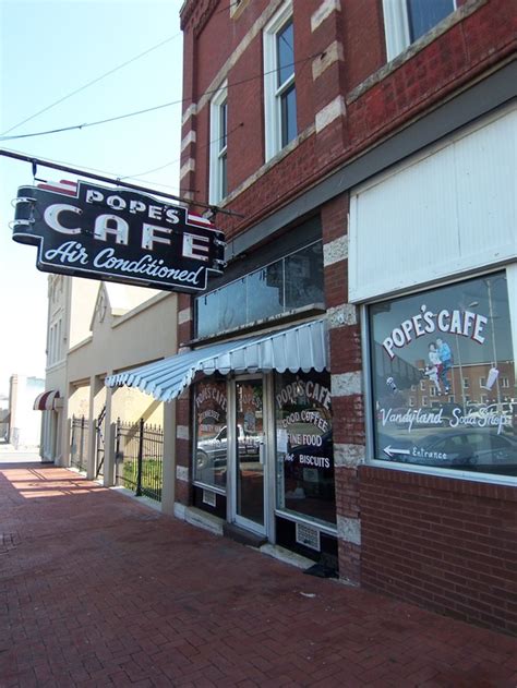 Shelbyville, TN : Popes Cafe - Shelbyville, Tennessee TN Downtown photo, picture, image ...