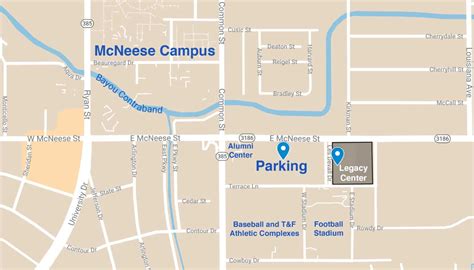 Mcneese Campus Map