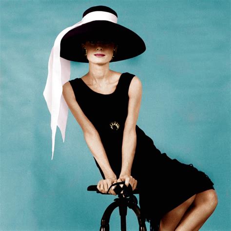 Unknown - Audrey Hepburn in Hat for "Breakfast at Tiffany's" 40" x 40 ...