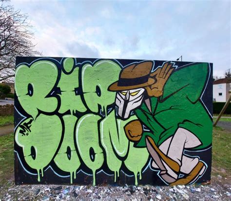 MF DOOM Tribute, South-West UK : r/Graffiti