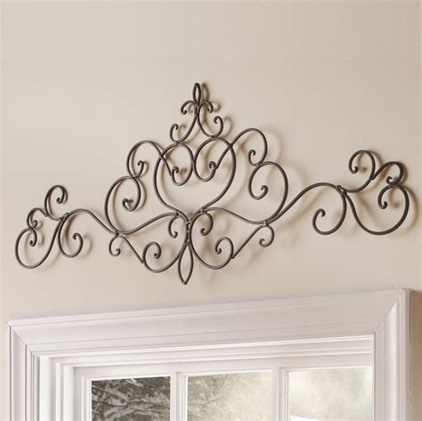 30 Inspirations Ornamental Wood and Metal Scroll Wall Decor