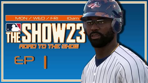 MLB The Show 23 - Road to The Show #1 | No Commentary - YouTube