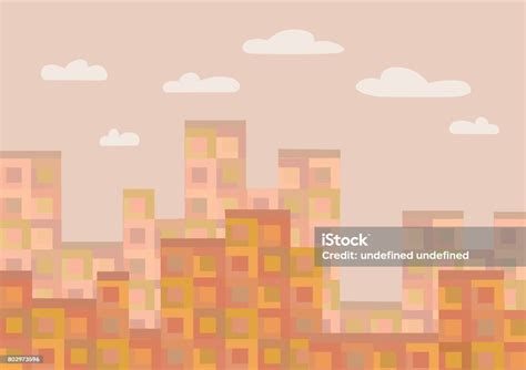 Cityscape Vector Background Stock Illustration - Download Image Now ...