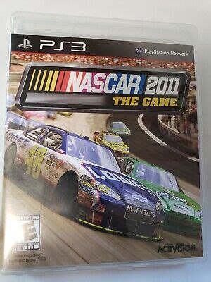 NASCAR The Game 2011 (Sony PlayStation 3, 2011) PS3 with manual ...