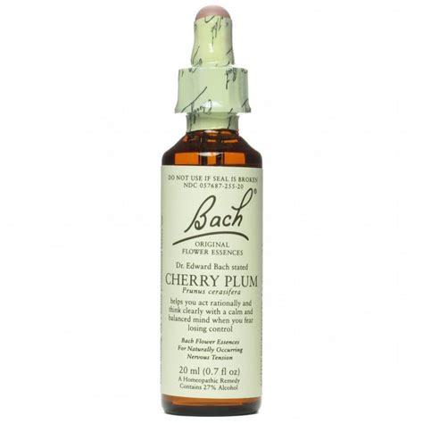 Bach Flower Essences Flower Essence Cherry Plum 20 ml