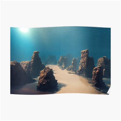 "Bimini Road, Underwater Rock Formation" Poster for Sale by DSAH97 | Redbubble