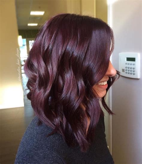 50 Shades of Burgundy Hair Color for 2024 | Dark burgundy hair, Wine hair color, Wine hair