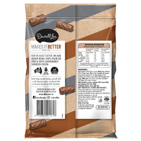 Twists Milk Chocolate Liquorice 200g | Darrell Lea