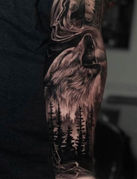 #WolfTattoo, #wolfhowlingtattoo, #wolf, #wolfhowling | Wolf tattoo ...