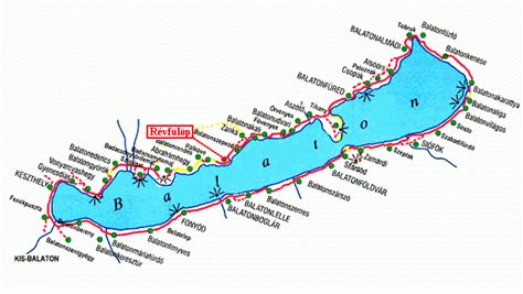 Balaton Térkép Településekkel / Terkep Balaton Terkep Telepulesekkel - Yana Naza