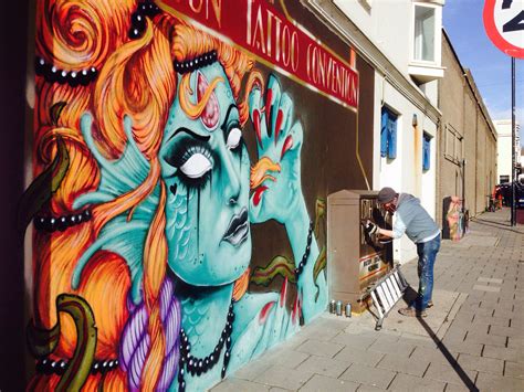 Brighton street art to announce Brighton Tattoo Convention 2014 ...