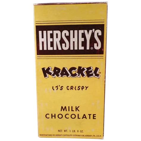 Vintage Candy Box - 1950's-1960's Hershey’s Milk Chocolate Krackel ...