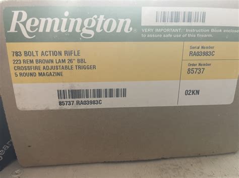 Remington bolt action 223 - Nex-Tech Classifieds