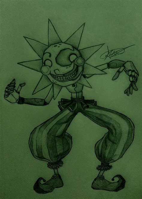 Fanart FNAF Sundrop Sunnydrop Sunrise Moondrop Daycare Security Breach ...