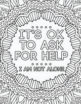 Positive Affirmation Coloring Book All Ages Printable  Etsy Canada sketch template