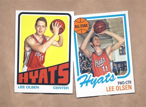 Vintage/retro basketball cards :: Behance