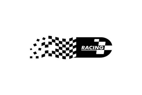 Racing Flag Icon Logo Vector Template Graphic by juliochaniago55 · Creative Fabrica