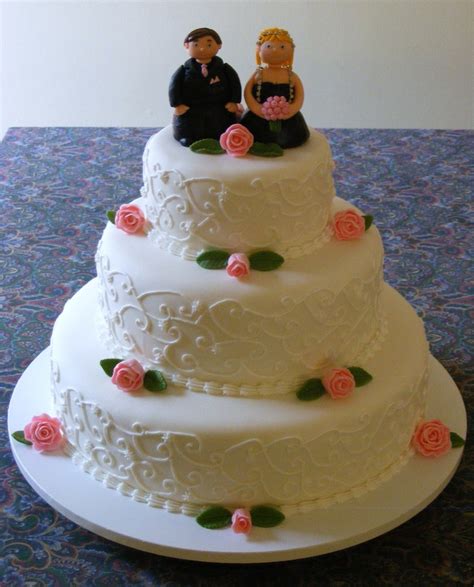 Wedding Vow Renewal/10Th Anniversary Cake - CakeCentral.com