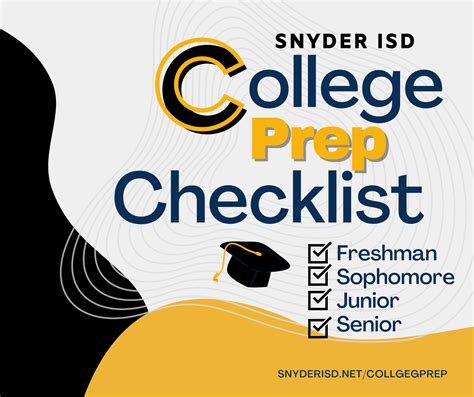 College Prep (Checklists, test prep, applications & more) | Snyder High School