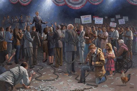 The Feral Irishman: Wake Up America...Another Painting by Jon McNaughton