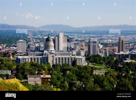 Salt lake city skyline hi-res stock photography and images - Alamy