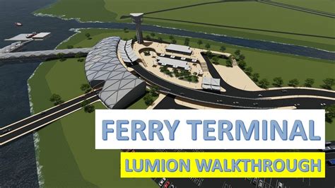 Ferry Terminal | Design Project | Sem 9 - Flythrough - YouTube