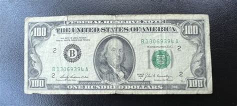 100 Dollar Bill 💵 1969 | eBay