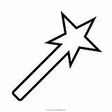Princess Wand Coloring Page sketch template