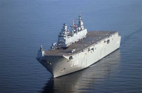 Turkish Navy’s largest warship TCG Anadolu enters service - Navy Leaders