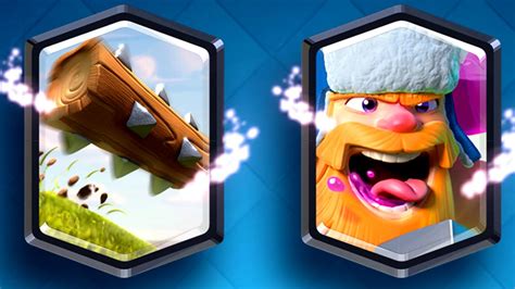 Clash Royale - NEW UPDATE! Lumberjack & Log (New Legendary Cards) - YouTube