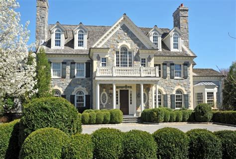 10,000 Square Foot Georigan Stone Mansion In Greenwich, CT - Homes of ...