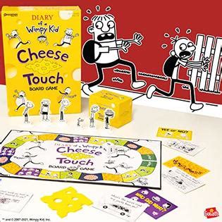 Pressman Toy Diary of a Wimpy Kid Cheese Touch Game - Race to The Finish While Learning About ...