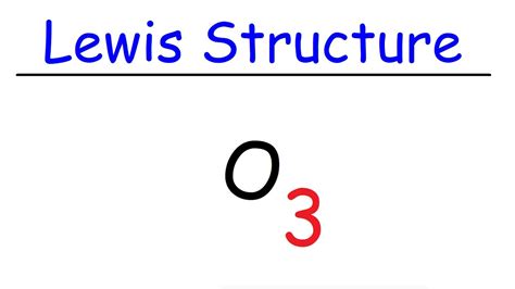 O3 Lewis Structure - Ozone - YouTube