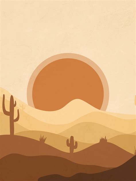 Warm Desert Sun Art Print by Essentially Nomadic - X-Small | Easy canvas art, Painting art ...